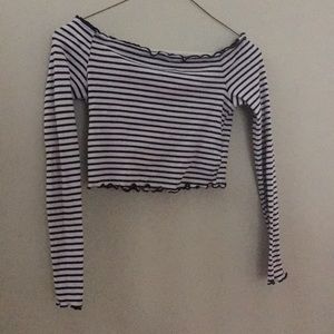 cropped long sleeve